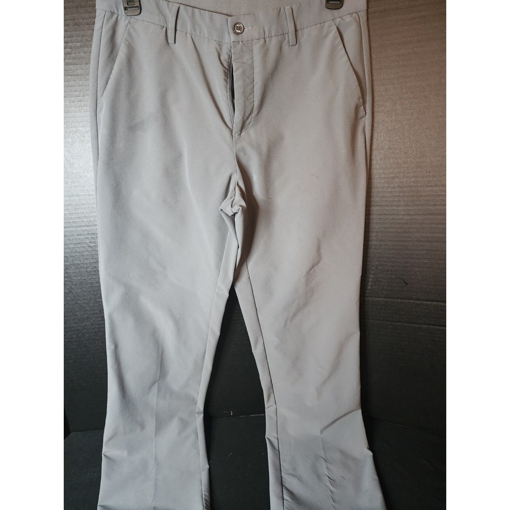 OCLUNLC Men's Performance Grey Golf Pants, Sz 34 READ